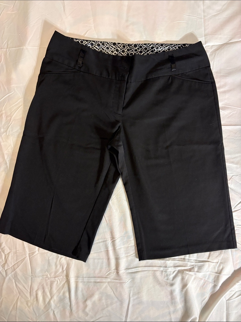 Maurices Black Knee-Length Dress Shorts